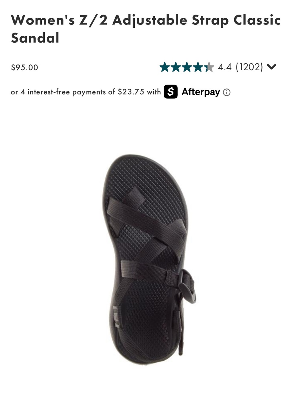 Chaco Z2 Classic Sandals Black - Picture 3 of 6
